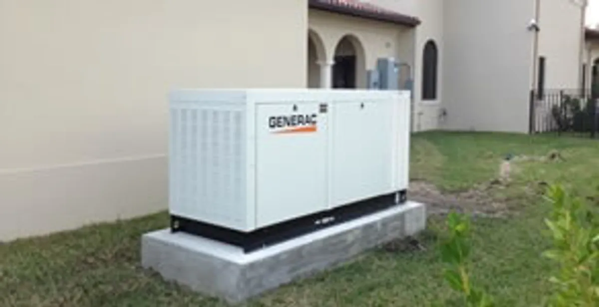 generator installation service showing standby generator professionally installed for residential power backup in Grand Rapids, MI