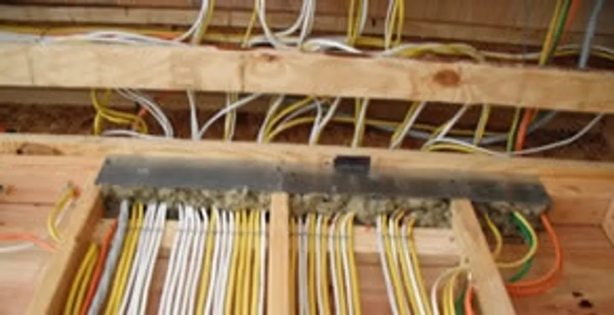 new construction wiring services with organized electrical rough-in performed by licensed electricians in Grand Rapids, MI